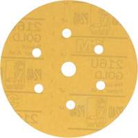 Hookit Dust-Free Sanding Disc, 6" Dia., P240 Grit, Aluminum Oxide, A-Weight Rideout Tool & Machine Inc.