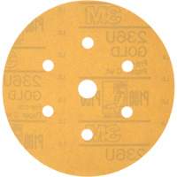 Disque de ponçage antipoussi&egrave;re Hookit, dia 6", Grain P180, Oxyde d'aluminium, Poids C Rideout Tool & Machine Inc.