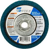 Vortex Rapid Blend Non-Woven Depressed Center Abrasive Disc, 4-1/2" Dia., 100-120 Grit, Aluminum Oxide Rideout Tool & Machine Inc.