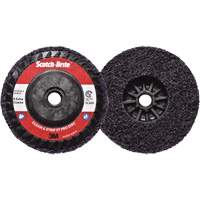 Disque  Clean and Strip  XT Pro Scotch-Brite, 4-1/2" dia., Grain Extra grossier, Carbure de silicium Rideout Tool & Machine Inc.