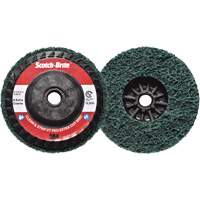 Disque extra coupe  Clean and Strip  XT Pro Scotch-Brite, 4-1/2" dia., Grain Extra grossier, Oxyde d'aluminium Rideout Tool & Machine Inc.