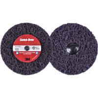 Disque  Clean and Strip  XT Pro Roloc Scotch-Brite, 4" dia., Grain Extra grossier, Carbure de silicium Rideout Tool & Machine Inc.