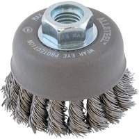 Brosse m&eacute;tallique ALLSTEEL, 3" dia. x 5/8"-11 arbre Rideout Tool & Machine Inc.