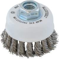 Brosse m&eacute;tallique ALLSTEEL, 3" dia. x 5/8"-11 arbre Rideout Tool & Machine Inc.