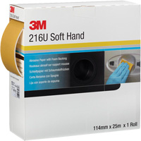 Precut Soft Hand Rolls, P320, Aluminum Oxide, 4-1/2" W x 27-1/3 yd. L NV623 | Rideout Tool & Machine Inc.