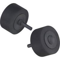 2" x 1" x 1/4" Rubber Cushion Polishing Wheel 45129 Rideout Tool & Machine Inc.