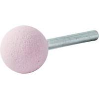 Meule mont&eacute;e vitrifi&eacute;e, A25, Oxyde d'aluminium, 1" dia., 1" lo, 80 Grain Rideout Tool & Machine Inc.