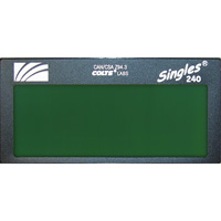 ArcOne<sup>®</sup> Singles<sup>®</sup> High Definition Auto-Darkening Welding Lens, 2" W x 4-1/2" H Viewing Area, For Use With ArcOne<sup>®</sup> NY238 | Rideout Tool & Machine Inc.