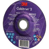 Cubitron 3 Cut-Off Wheel, 5" x 0.04", 7/8" Arbor, Type 27, Ceramic, 60 RPM Rideout Tool & Machine Inc.