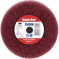 Scotch-Brite Roloc Plus General Purpose Scuffing Wheel, 4" Dia. Rideout Tool & Machine Inc.