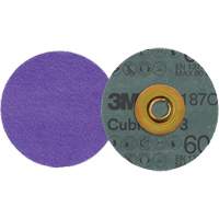 Cubitron 3 Roloc Fibre Disc, 3" Dia., 60+ Grit, Ceramic Rideout Tool & Machine Inc.