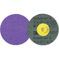 Cubitron 3 Roloc Fibre Disc, 4" Dia., 80+ Grit, Ceramic Rideout Tool & Machine Inc.