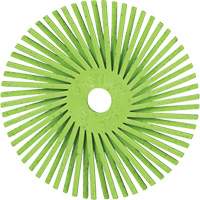 Scotch-Brite Type A Precision Radial Bristle Brush PN-RB, Ceramic, 50+ Grit, 3" Dia. Rideout Tool & Machine Inc.