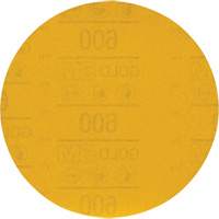 Hookit Gold Abrasive Disc 09260, 6" Dia., 600 Grit, Aluminum Oxide, C-Weight Rideout Tool & Machine Inc.