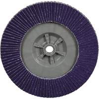 Disque &agrave; lamelles plate 1169F Cubitron 3 &agrave; changement rapide, 6" x 5/8"-11, Type T27, Grain 80+, C&eacute;ramique Rideout Tool & Machine Inc.