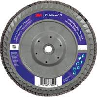 Disque &agrave; lamelles plate 1169F Cubitron 3 &agrave; changement rapide, 6" x 5/8"-11, Type T27, Grain 80+, C&eacute;ramique Rideout Tool & Machine Inc.