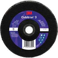 Disque &agrave; lamelles plate 1169F Cubitron 3, 7" x 7/8", Type T27, Grain 40+, C&eacute;ramique Rideout Tool & Machine Inc.