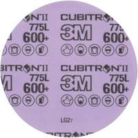 Cubitron II Hookit Film Disc, 5" Dia., 600+ Grit, Ceramic, 3 mil Rideout Tool & Machine Inc.