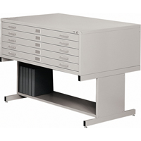Steel Plan Files, 5 Drawers, 40-3/8" W x 29-3/8" D x 16-1/2" H Rideout Tool & Machine Inc.