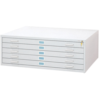 Classeurs En Acier Pour Plans-5 Tiroirs, 5 Tiroirs, 46-3/8" la x 35-3/8" p x 16-1/2" h Rideout Tool & Machine Inc.