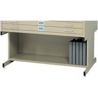 Base sur&eacute;lev&eacute;e pour les classeurs en acier Rideout Tool & Machine Inc.