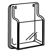 Pr&eacute;sentoirs, Mural, 9 fentes, Plastique, 30" la x 2" p x 36-7/8" h Rideout Tool & Machine Inc.
