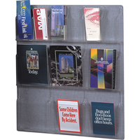 Pr&eacute;sentoirs, Mural, 6 fentes, Plastique, 30" la x 34-3/4" p x 34-3/4" h Rideout Tool & Machine Inc.