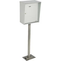 Collecting Boxes, Pedestal -Mounted, 21" x 12-7/8", Aluminum Rideout Tool & Machine Inc.