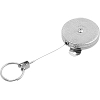 Porte-cl&eacute;s autor&eacute;tractables #487-HD, Chrome, C&acirc;ble 48", Fixation Support pour montage Rideout Tool & Machine Inc.