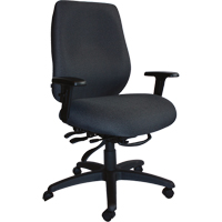 Cierra Heavy Duty Ergonomic Chairs, Fabric, Black, 400 lbs. Capacity Rideout Tool & Machine Inc.