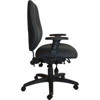 Cierra Heavy Duty Ergonomic Chairs, Fabric, Black, 400 lbs. Capacity Rideout Tool & Machine Inc.