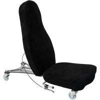 Flex 2™ Ergonomic Welding Chair, Mobile, Adjustable, 30", Fabric Seat, Black/Grey OP274 | Rideout Tool & Machine Inc.