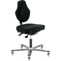 Vega™ Multi-Tilt Ergonomic Welding Chair, Fabric, Black/Grey OP281 | Rideout Tool & Machine Inc.