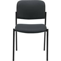 Chaises sans accoudoirs empilables, Tissu, Hauteur 32", Capacit&eacute; 300 lb, Charbon Rideout Tool & Machine Inc.