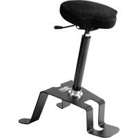 TA 200™ Ergonomic Sit/Stand Welding Chair, Sit/Stand, Adjustable, Fabric Seat, Black/Grey OP494 | Rideout Tool & Machine Inc.