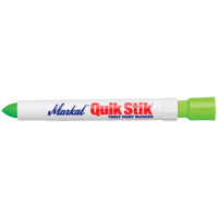 Quik Stik<sup>®</sup> Paint Marker, Solid Stick, Fluorescent Green OP544 | Rideout Tool & Machine Inc.