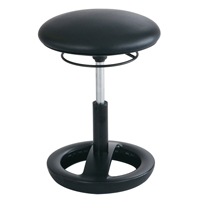 Twixt Ergonomic Chair, Stationary, Adjustable, 17" - 22", Polyester Mesh Seat, Black Rideout Tool & Machine Inc.
