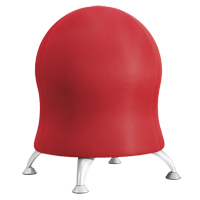 Zenergy™ Ball Chair, Fabric, Red, 250 lbs. Capacity OP695 | Rideout Tool & Machine Inc.