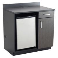 Armoire modulaire, M&eacute;lamine, 39" h x 36" la x 25" P, Nuit d'Asie/noir Rideout Tool & Machine Inc.