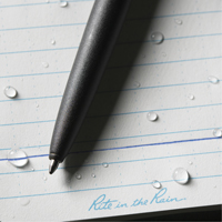 All-Weather Metal Pen, Blue, 0.8 mm, Retractable OQ371 | Rideout Tool & Machine Inc.