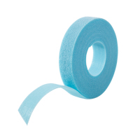 One-Wrap<sup>®</sup> Cable Management Tape, Hook & Loop, 25 yds x 5/8", Self-Grip, Aqua OQ533 | Rideout Tool & Machine Inc.