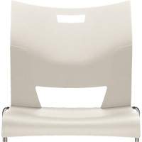 Duet™ Armless Training Chair, Plastic, 33-1/4" High, 350 lbs. Capacity, White OQ779 | Rideout Tool & Machine Inc.
