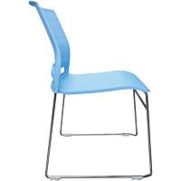 Activ™ Series Stacking Chairs, Polypropylene, 32-3/8" High, 250 lbs. Capacity, Blue OQ956 | Rideout Tool & Machine Inc.