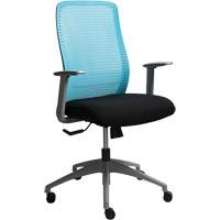 Era™ Series Adjustable Office Chair, Fabric/Mesh, Blue, 250 lbs. Capacity OQ967 | Rideout Tool & Machine Inc.