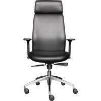 Activ™ Series High Back Executive Chair, Polyurethane/Vinyl, Black, 250 lbs. Capacity OQ971 | Rideout Tool & Machine Inc.