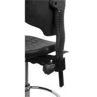 Heavy-Duty Ergonomic Stool, Stationary, Adjustable, 39” - 48”, Polyurethane Seat, Black OR066 | Rideout Tool & Machine Inc.