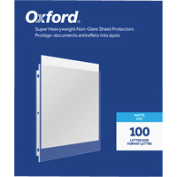 Oxford&reg; Heavyweight Non-Glare Sheet Protectors Rideout Tool & Machine Inc.