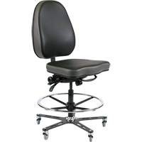 SF-190 Industrial Chair, Vinyl, Black OR510 | Rideout Tool & Machine Inc.