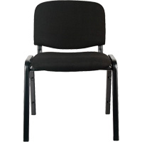 Stacking Chairs, Fabric, 32" High, 250 lbs. Capacity, Black Rideout Tool & Machine Inc.