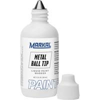 Paint-Riter&reg; Metal Ball Tip, Liquid, White Rideout Tool & Machine Inc.